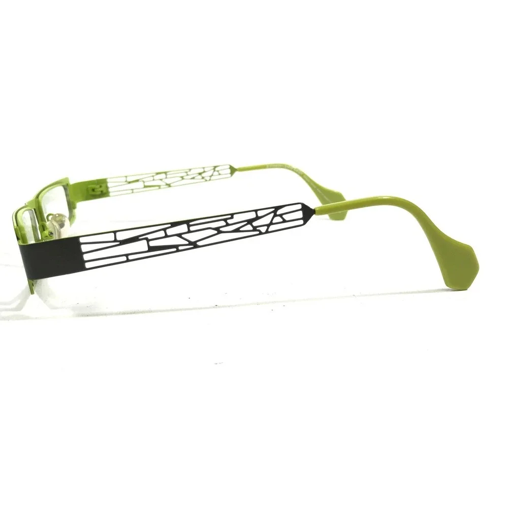Iyoko-Inyake Eyeglasses Frames IY576 Col.53 Green Rectangular Full Rim 44-18-140